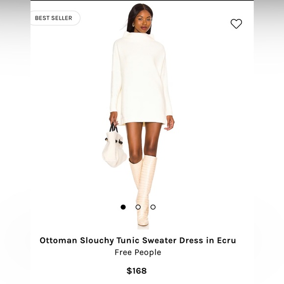 Free People Dresses & Skirts - Free people ottoman slouchy tunic sweater dress
